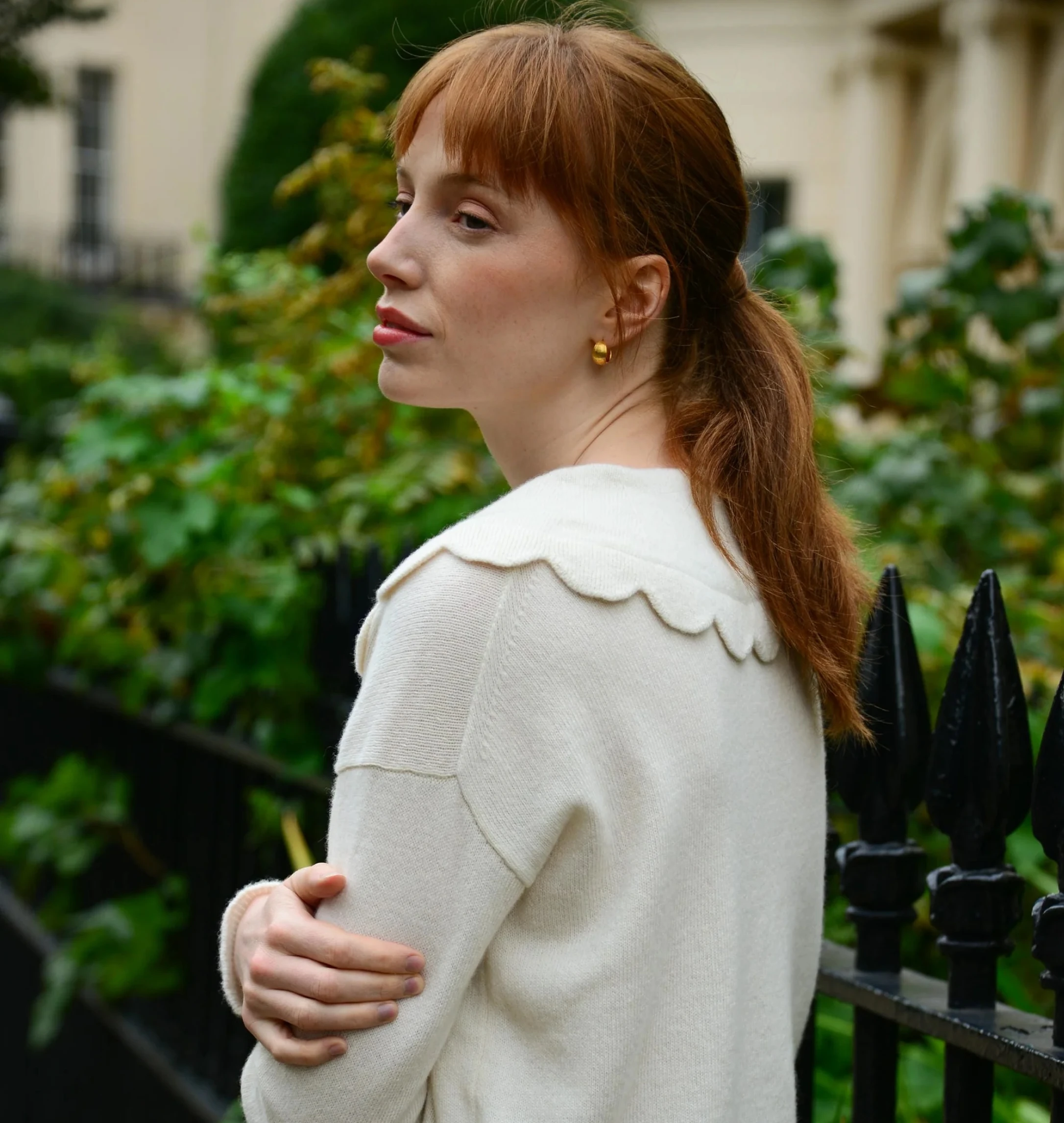 Contemporary knitwear detail