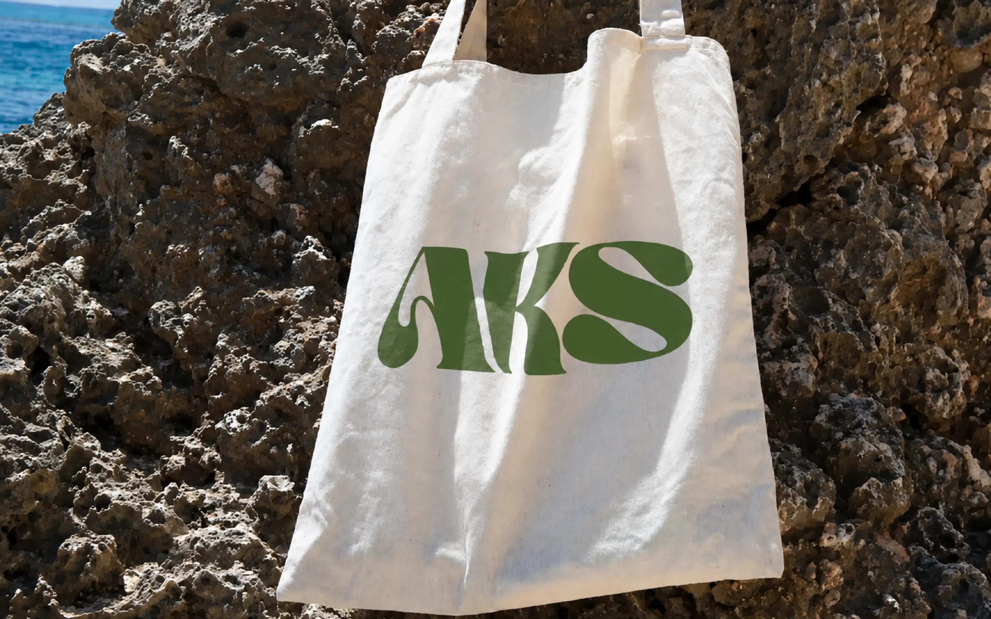 April Knit Studio tote bag application